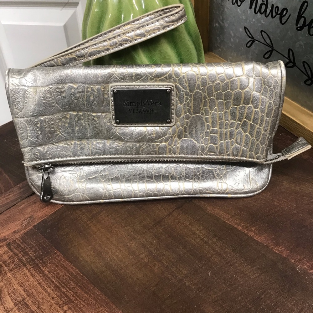 Simply Vera by Vera Wang Metallic Clutch